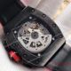 2017 Fake Richard Mille RM011 Chronograph Watch Black Case Red Inner rubber (4)_th.jpg